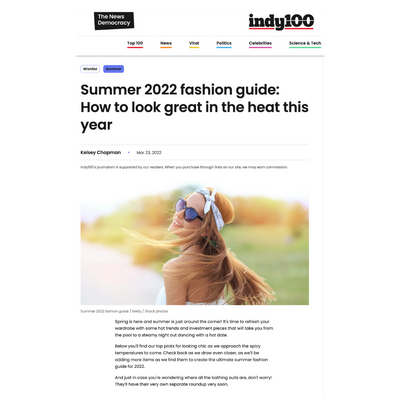 Summer 2022 fashion guide: How to look great in the heat this year