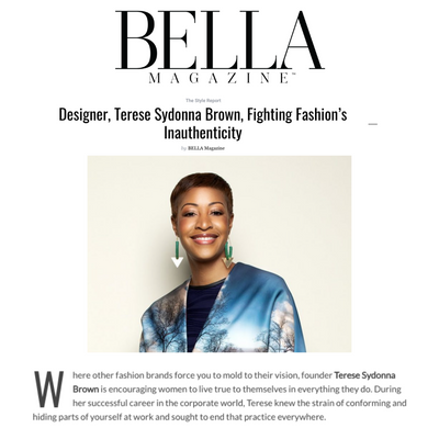 Designer, Terese Sydonna Brown, Fighting Fashion’s Inauthenticity