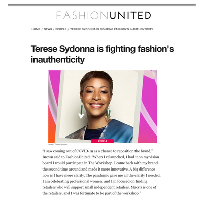 Terese Sydonna is fighting fashion's inauthenticity