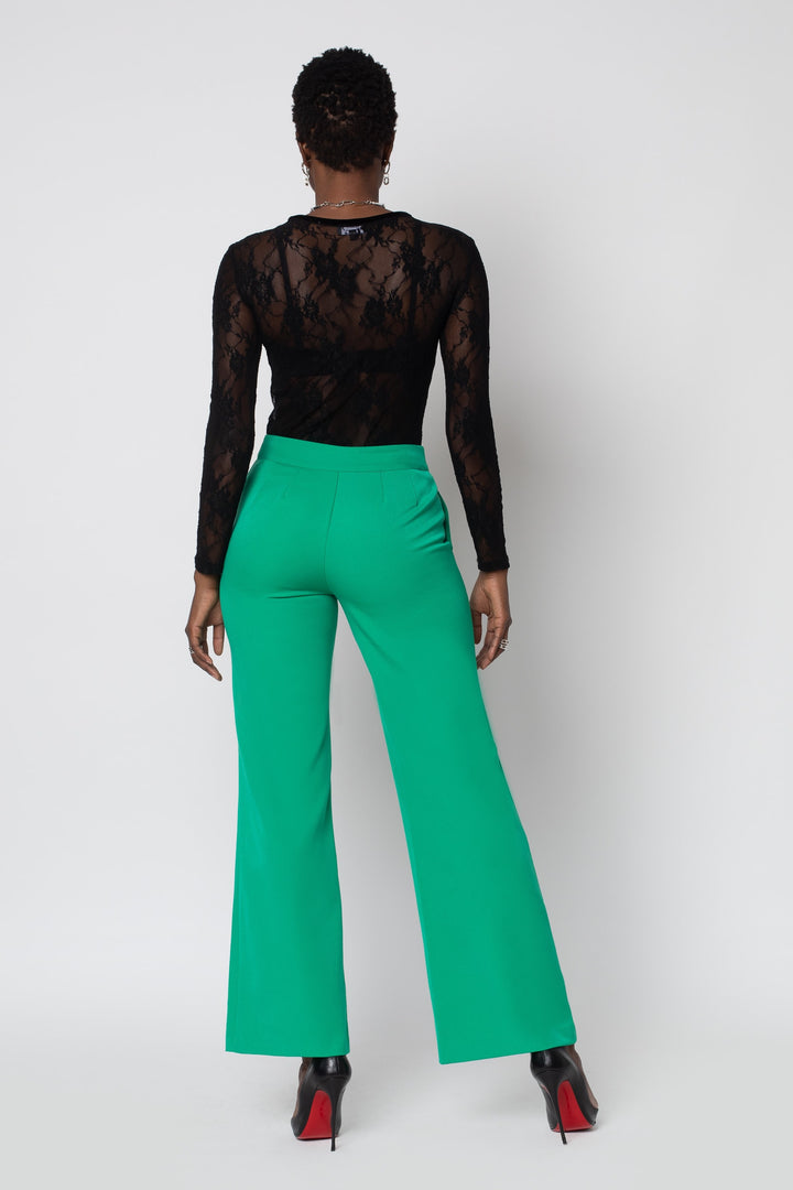 Emerald Wide Leg Pant - back view