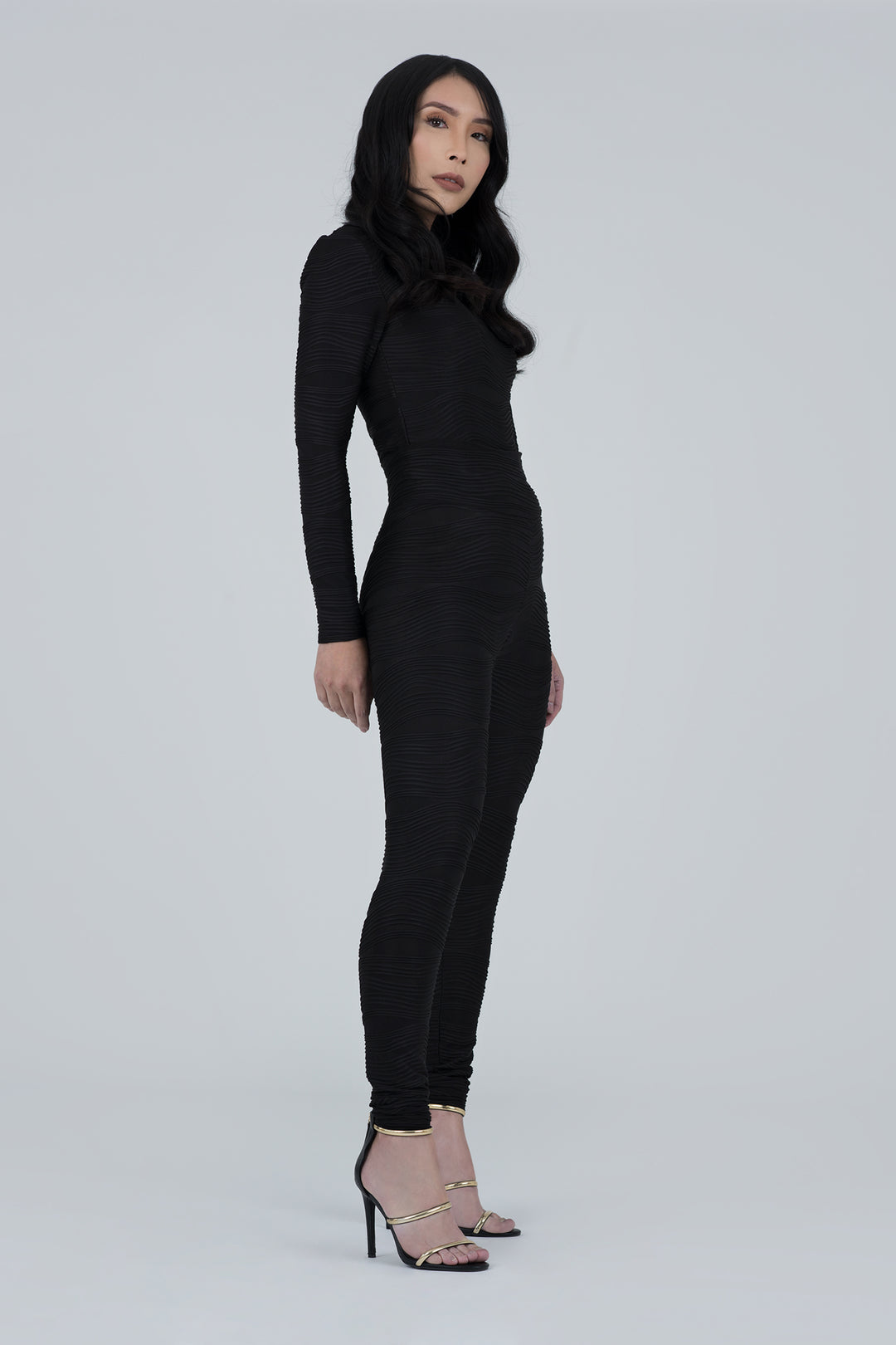 Black Nikita Conwave Knit Legging - right view 2