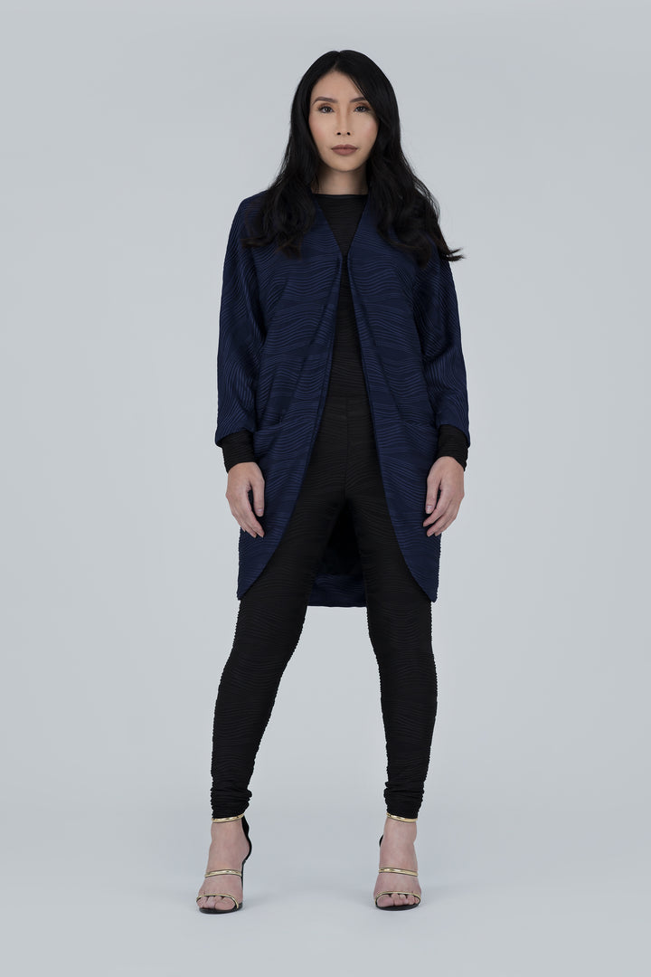 knit bell sleeve top - front view 3