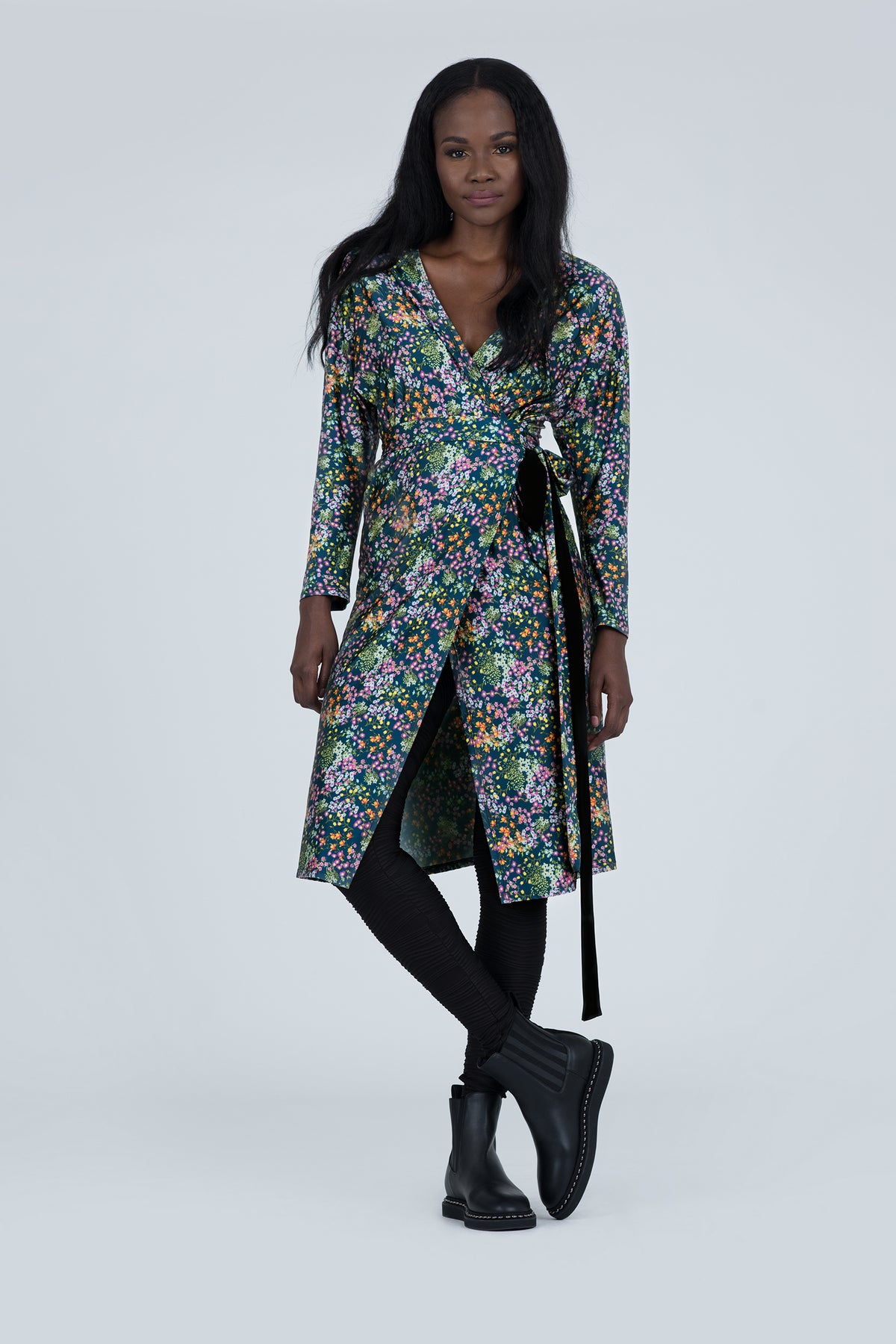 jersey knit wrap dress Stretch Jersey Knit Wrap Dress