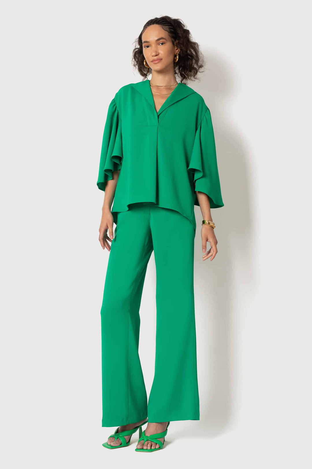 Emerald Wide Leg Pant - front view 5