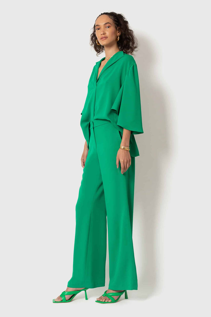 Emerald Wide Leg Pant - front view 8