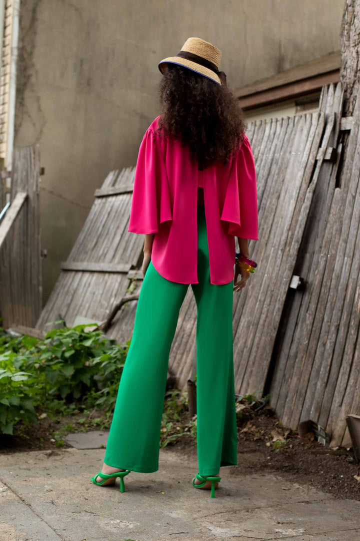 Emerald Wide Leg Pant - front view 3